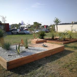 Création d'un jardin Mexicain pour une entreprise près de Nantes