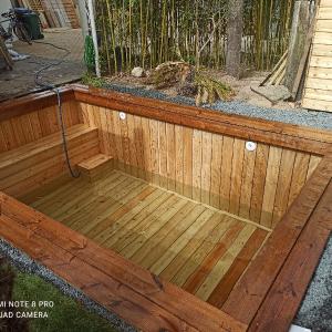 Création d'une piscine sur mesure en bois près de Nantes